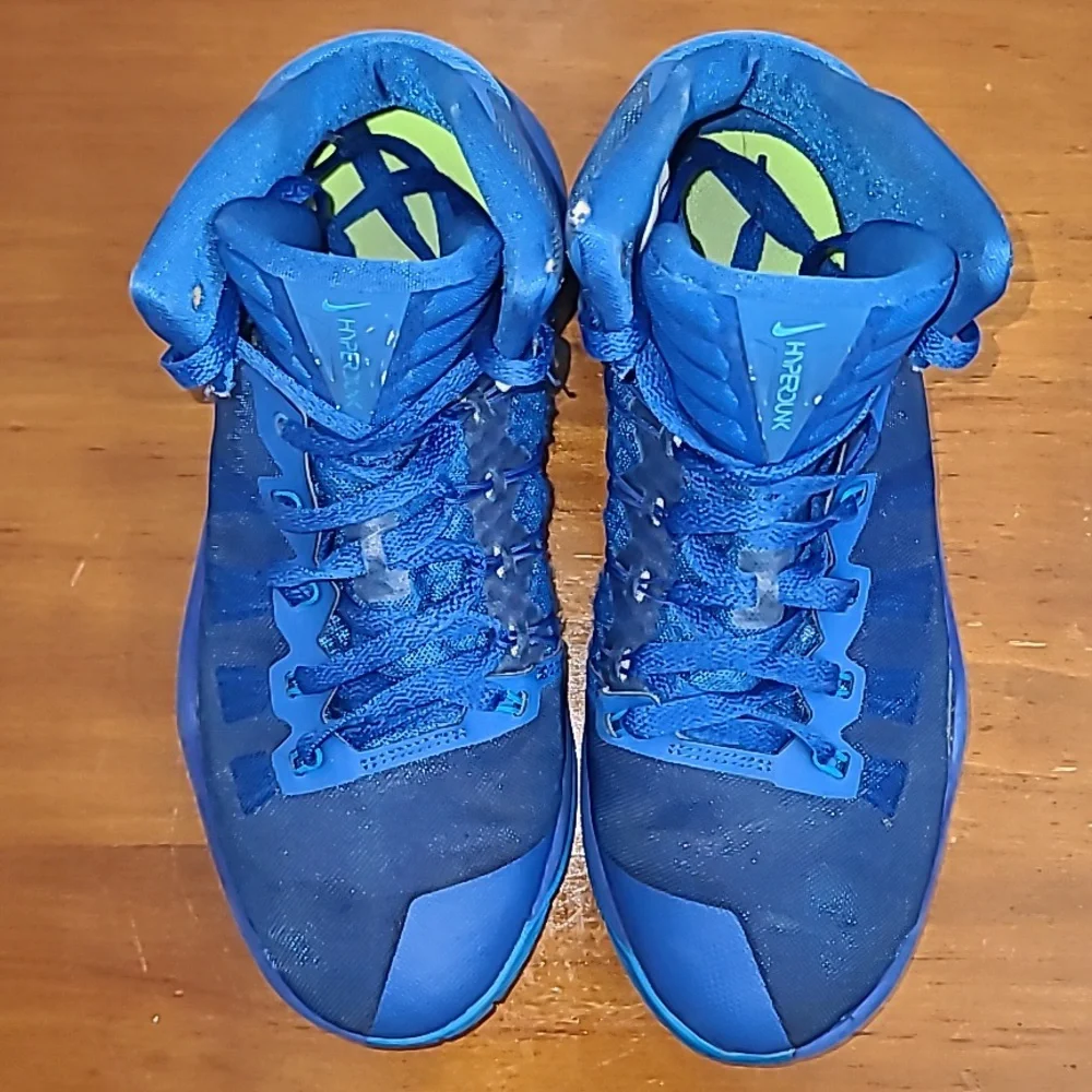 Nike Zoom Hyperdunk 2016 Game Royal Boys Sneakers 845120-440 Size 7Y GS - Picture 9 of 16